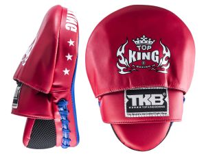 TARCZE BOKSERSKIE TOP KING TKFMS "SUPER" (red/blue) - PARA - 2SZT