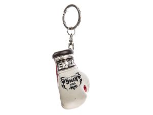 BRELOCZEK DO KLUCZY TOP KING TKKER-01 RĘKAWICA BOKSERSKA "15" (white/red)