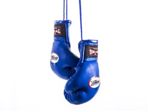 BRELOCZEK NA LUSTERKO SAMOCHODOWE TWINS SPECIAL MBG-1 BIG RĘKAWICE BOKSERSKIE ​(blue)