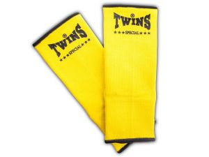 ŚCIĄGACZ NA STOPĘ TWINS SPECIAL AG (yellow/black piping) PARA - 2SZT