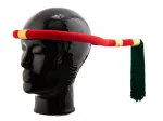 OPASKA NA GŁOWĘ "MONGKON" MUAY THAI TOP KING (red/green_tail) TKMOK-02
