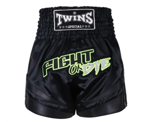 Spodenki tajskie Twins Special TBS "FIGHT OR DIE" black