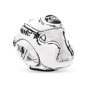 KASK BOKSERSKI SPARINGOWY TWINS SPECIAL FHGL3-66 (white/black)