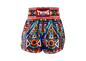 SPODENKI TAJSKIE TWINS SPECIAL TBS-Aztecs (black/orange)