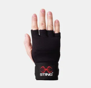 Żelowe elastyczne owijki na dłonie Sting Sport SQW-7BK (black) "Quick Wraps"