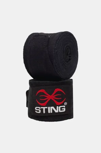 Elastyczne owijki na dłonie Sting Sports - black.webp