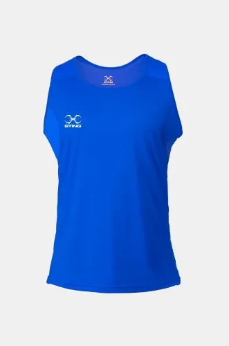 Koszulka bokserska STING SORT Tank Top WB Competition - blue_01.webp