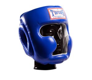 KASK BOKSERSKI SPARINGOWY TWINS SPECIAL HGL-3 (blue)